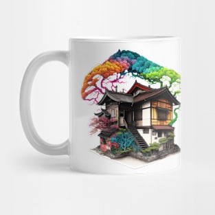 The houses of Ōsaka Mug